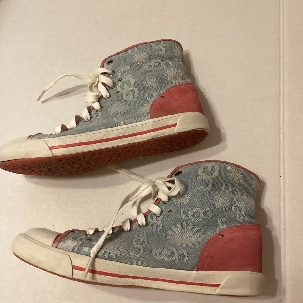 UGG Australia Kids High Top Sneakers Size 3 - Picture 2 of 9